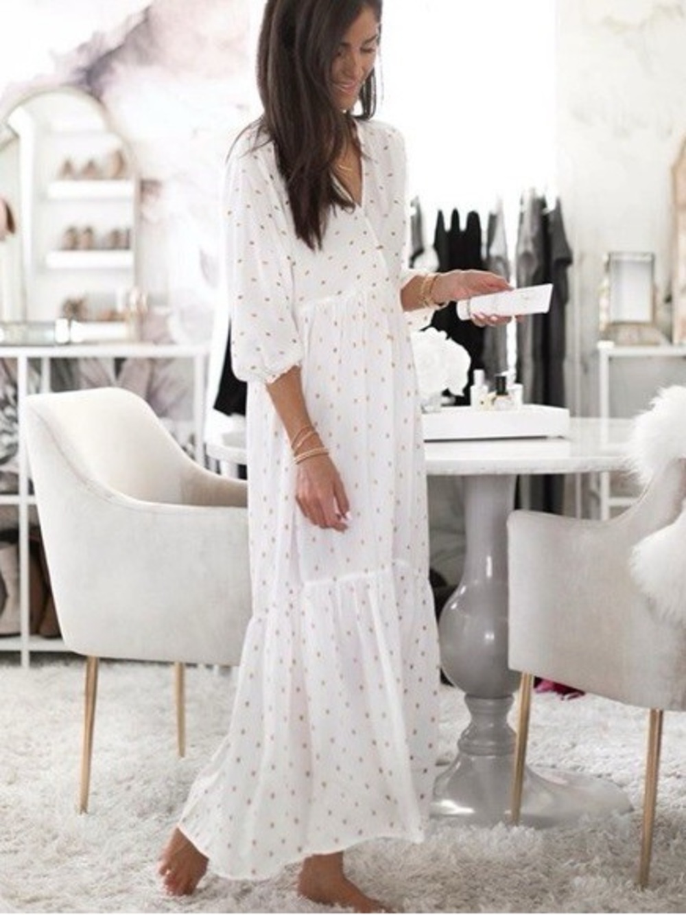 Anthropologie Augustine Tiered Maxi Dress - Picture 5 of 14